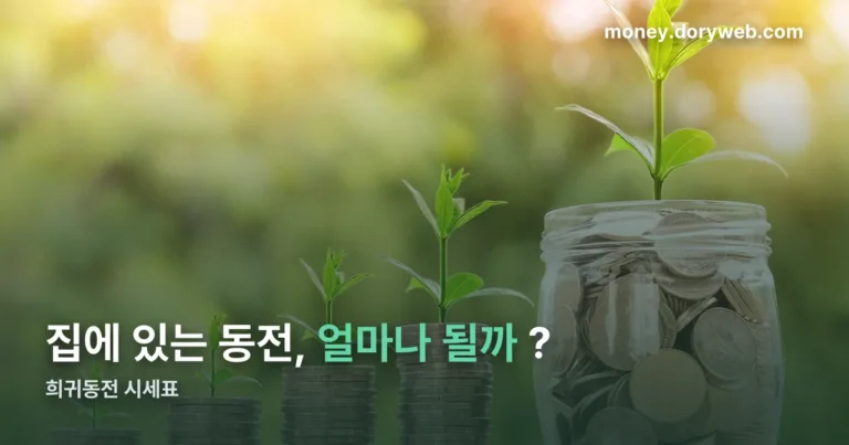 희귀동전 시세표 정리 썸네일